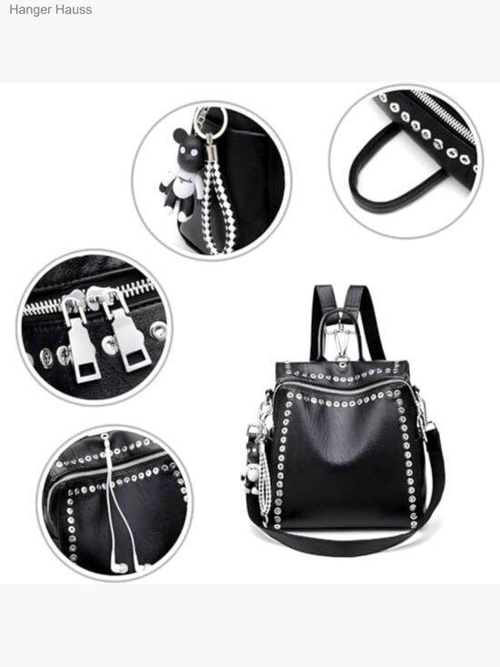 Convertible Backpack Purse - Fashion Tote Backpack, Shoulder Bag, Travel main image 3